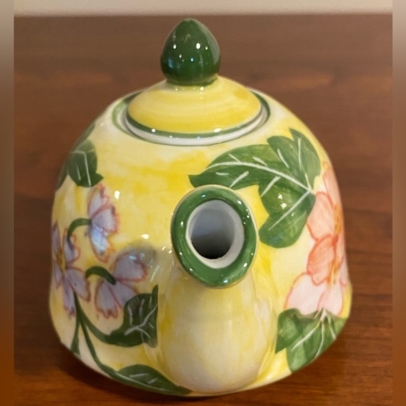 Teapot Vintage miniature floral ceramic in excellent condition Andrea by, Sadek - Picture 4 of 14